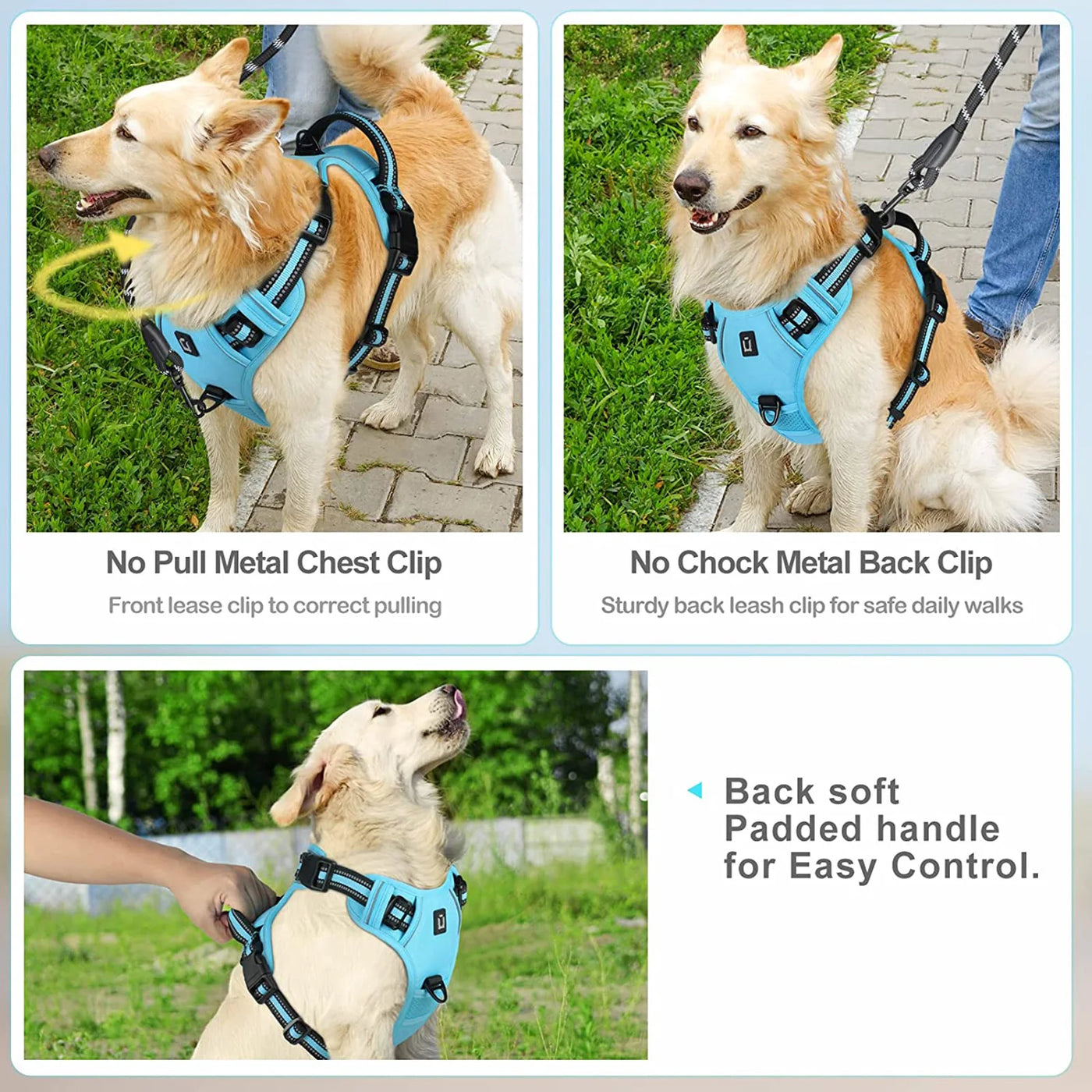 Adjustable Soft Padded Pet Vest