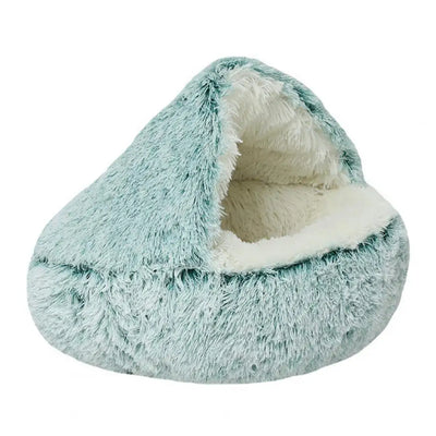 Warm Round Fluffy Cat Bed