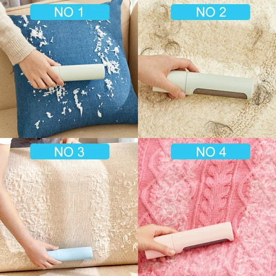 2-1 Reusable Pet Hair Remover Brush Lint Roller
