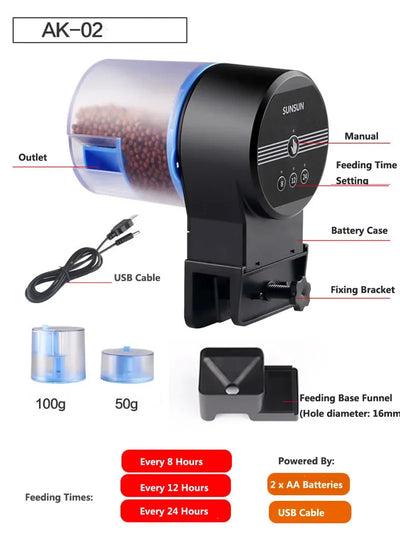 Automatic Feeder Goldfish Dispenser