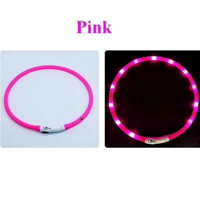 Rechargeable Waterproof Led Dog Collar