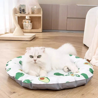 Round Pet Cooling Bed for Summer