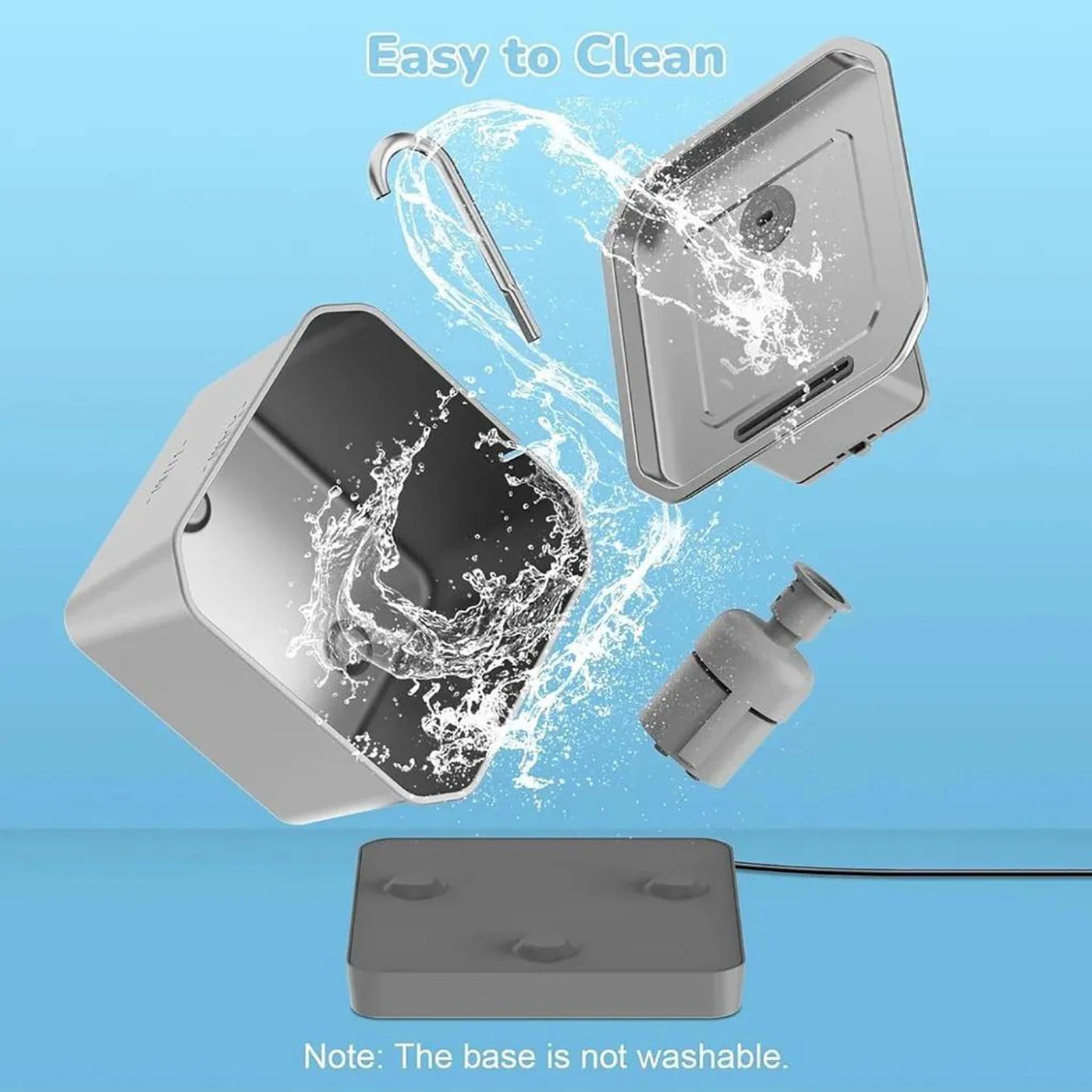 Stainless Steel Water Fountain For Cat
