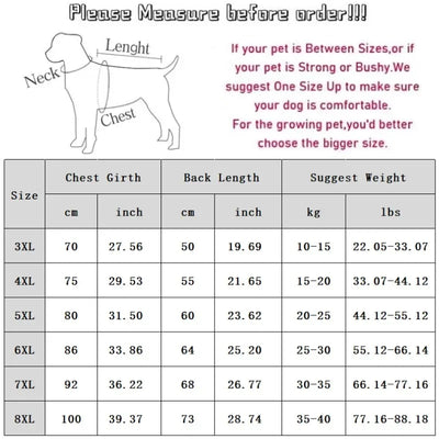Clothes for Big Dogs Fleece  Hoodies Soft Warm Costume Pet Dog Vest Golden Retriever Collie Labrador Large Dog Jacket