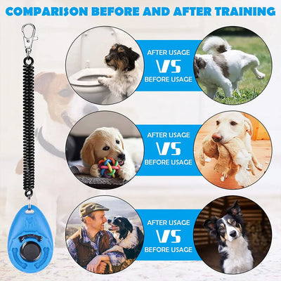 Dog Training Clicker with Adjustable Wrist Strap