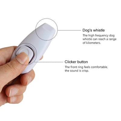 2 In 1 Pet Dog Training Clickers