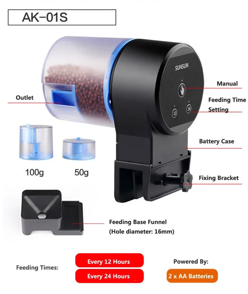 Automatic Feeder Goldfish Dispenser