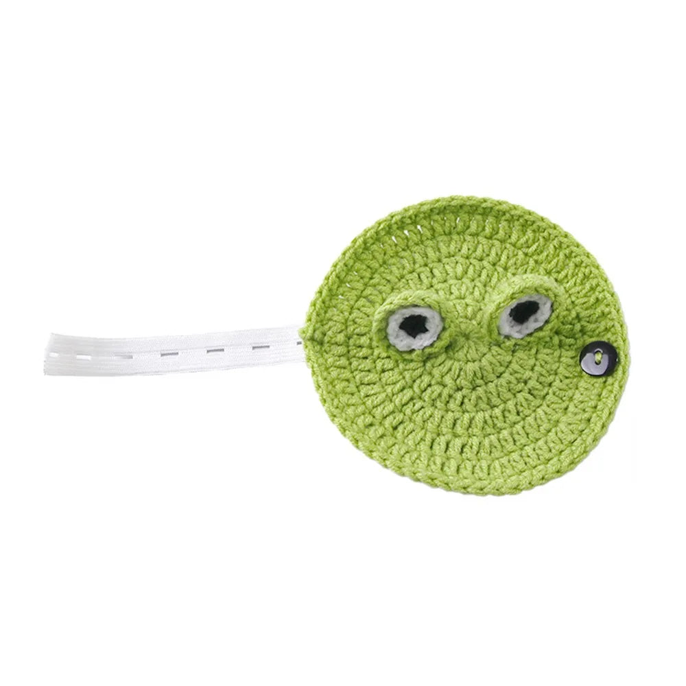 Funny Cartoon Turtle Sweater Frog Knitted Pet Tortoise Clothes Flexible Fit Warm Pet Turtle Outfit Tortoises Supply