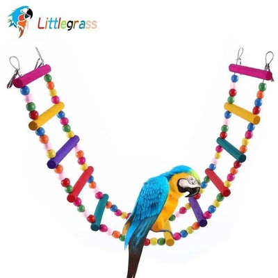 Bird Toys Set Swing Chewing Training Toys