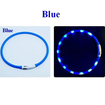 Rechargeable Waterproof Led Dog Collar